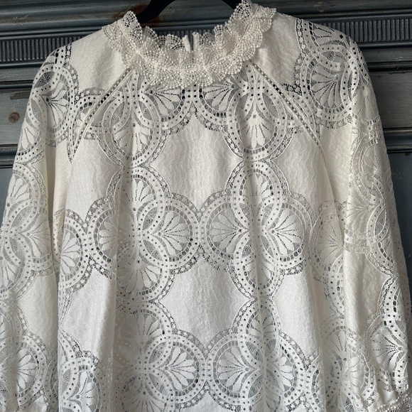 Sezane Bianca Blouse in Ecru Size 40 - Picture 8 of 12